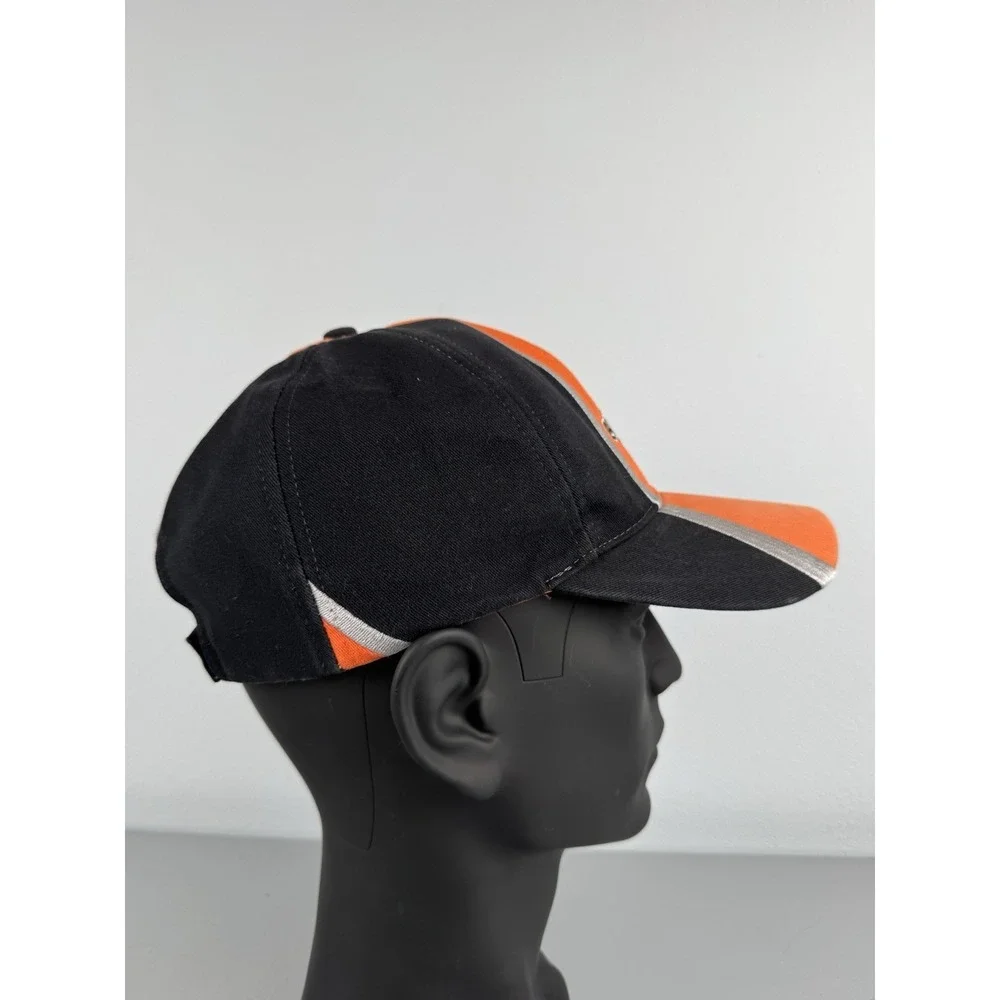 Vintage Sturgis Bike Week 2005 Baseball Cap Hat Orange Black‎ Motorcycle Rally